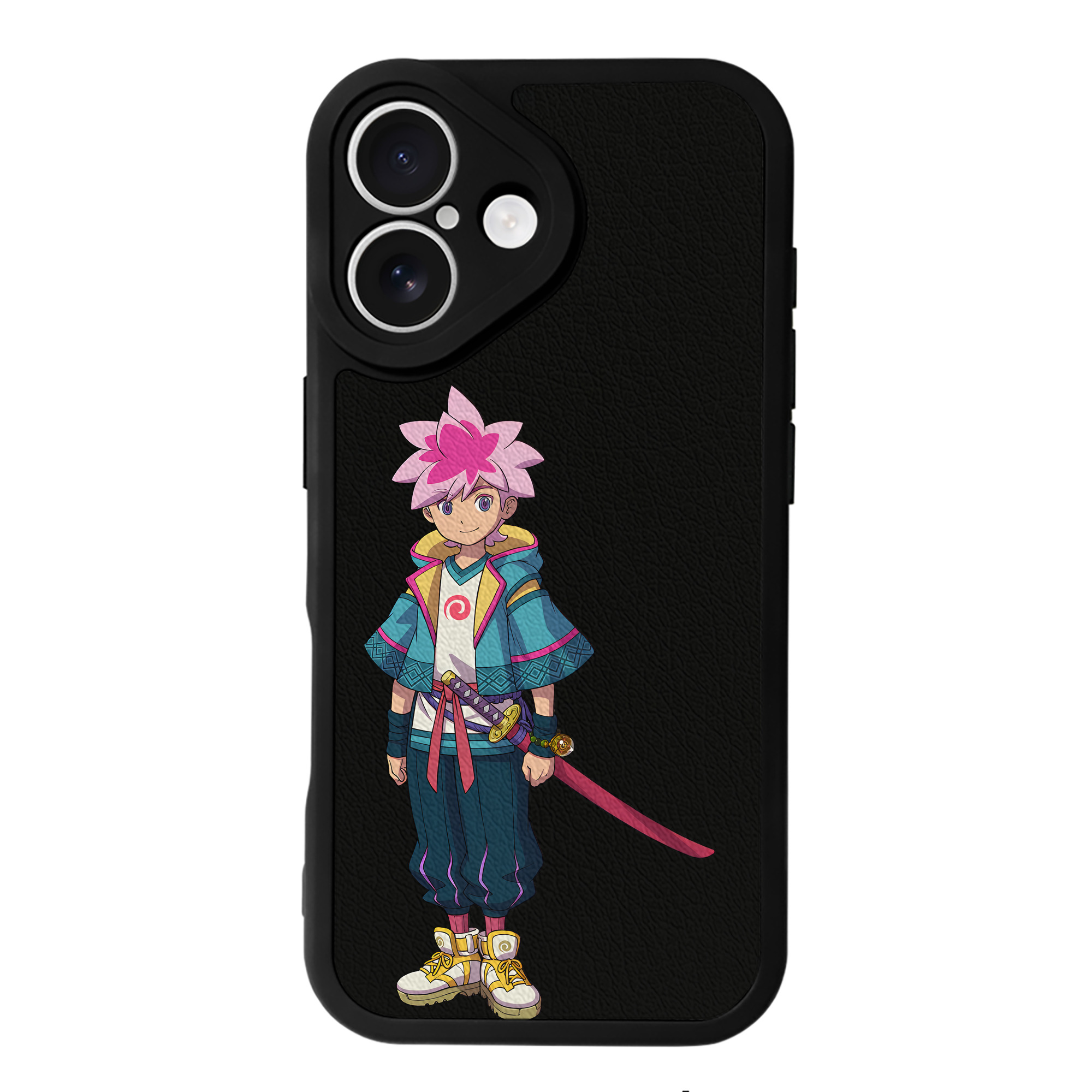 （画像用） 妖怪ウォッチ Yo-kai Watch 【iPhone 16シリーズ対応】シリコンスマホケース（レザー調） 材質：シリコン